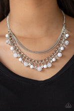 Load image into Gallery viewer, Wait and Sea White Necklace Paparazzi Accessories