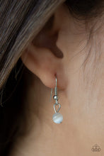 Load image into Gallery viewer, Let Stem Talk White Cat&#39;s Eye Necklace Paparazzi Accessories