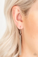 Load image into Gallery viewer, Dauntless Diva - White Rhinestone Necklace Paparazzi Accessories