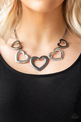 Hearty Hearts Multi Necklace Paparazzi Accessories