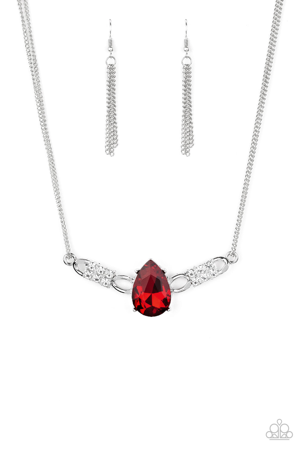 Way to Make an Entrance Red Necklace Paparazzi Accessories