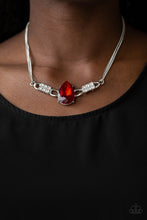 Load image into Gallery viewer, Way to Make an Entrance Red Necklace Paparazzi Accessories