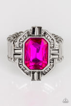 Load image into Gallery viewer, Outta My Way Pink Ring Paparazzi Accessories