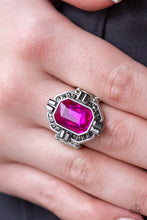 Load image into Gallery viewer, Outta My Way Pink Ring Paparazzi Accessories