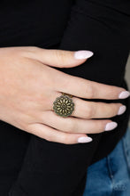Load image into Gallery viewer, Desert Sunflower Brass Ring Paparazzi Accessories