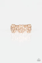 Load image into Gallery viewer, Daisy Dapper Rose Gold Ring Paparazzi Accessories