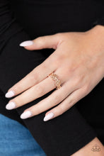 Load image into Gallery viewer, Daisy Dapper Rose Gold Ring Paparazzi Accessories