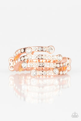 Casino CACHE - Rose Gold Ring Paparazzi Accessories