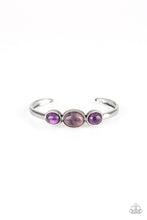 Load image into Gallery viewer, ROAM Rules Purple Cuff Bracelet Paparazzi Accessories