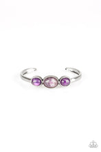Load image into Gallery viewer, ROAM Rules Purple Cuff Bracelet Paparazzi Accessories