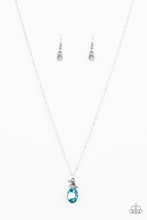 Load image into Gallery viewer, Diamonds for Days Blue Necklace Paparazzi Accessories