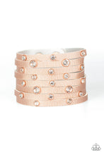 Load image into Gallery viewer, Go-Getter Glamorous Copper Leather Wrap Bracelet Paparazzi Accessories