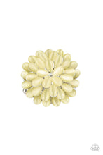 Load image into Gallery viewer, Blooming Bloomer Yellow Ring Paparazzi Accessories