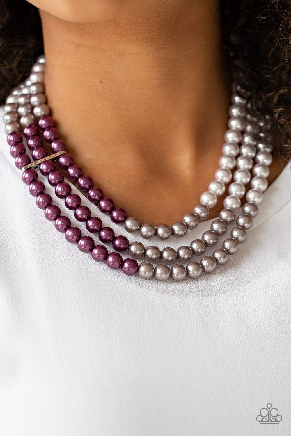 Times Square Starlet Multi Pearl Necklace Paparazzi Accessories