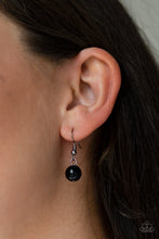Load image into Gallery viewer, Times Square Starlet Black Pearl Necklace Paparazzi Accessories