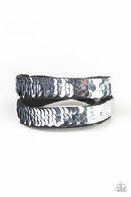 Load image into Gallery viewer, Under The Sequins Blue Double Wrap Bracelet Paparazzi Accessories