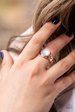 Load image into Gallery viewer, It Just Glows To Show Rose Gold Ring Paparazzi Accessories