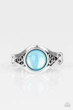 Load image into Gallery viewer, It Just Goes To Glow Blue Ring Paparazzi Accessories