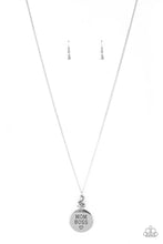 Load image into Gallery viewer, Mom Boss White Necklace Paparazzi Accessories