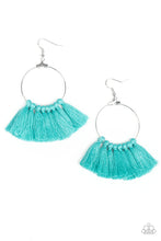 Load image into Gallery viewer, Peruvian Princess Blue Earring Paparazzi Accessories