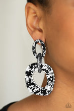 Load image into Gallery viewer, Confetti Congo Silver Earrings Paparazzi Accessories
