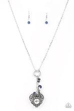 Load image into Gallery viewer, Mom Hustle Blue Necklace Paparazzi Accessories