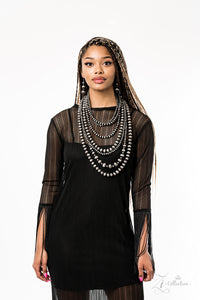 2019 Zi,gunmetal,Instinct Zi Collection Necklace