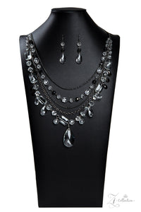 2019 Zi,gunmetal,Prismatic Zi Collection Necklace