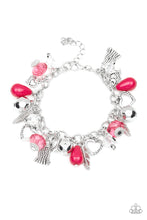 Load image into Gallery viewer, Completely Innocent Pink Charm Bracelet Paparazzi Accessories