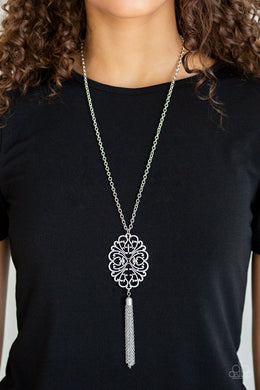 A Mandala of the People Silver Necklace Paparazzi Accessories