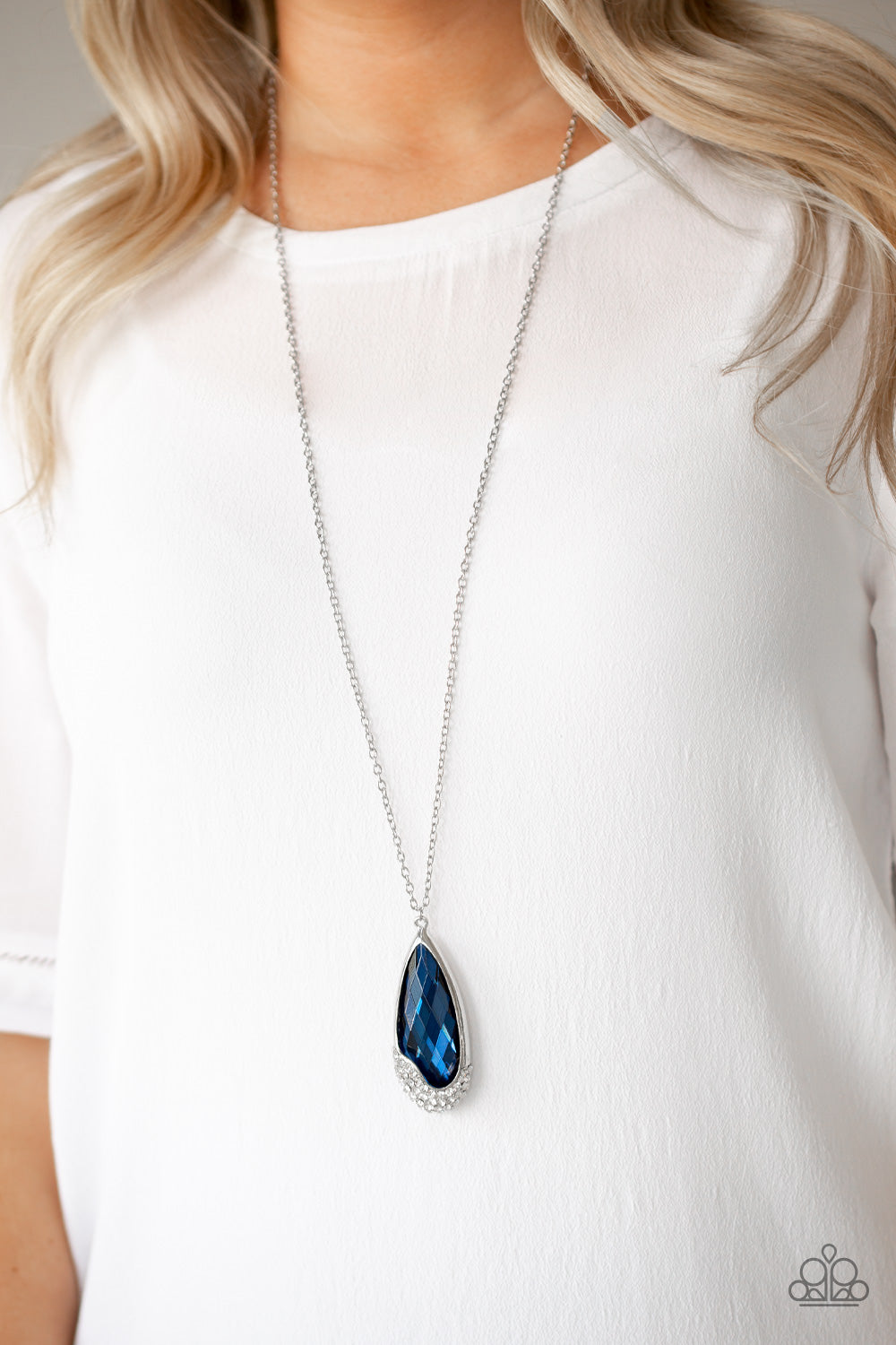 Spellbound Blue Necklace Paparazzi Accessories