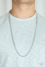 Load image into Gallery viewer, Killer Crossover Silver Necklace Paparazzi Accessories