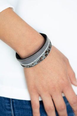 Flirtatiously Feline Silver Bracelet Paparazzi Accessories