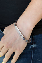 Load image into Gallery viewer, Faith In All Things Purple Bracelet Paparazzi Accessories