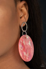 Load image into Gallery viewer, Beach Bliss Orange Acrylic Earring Paparazzi Accessories