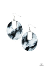 Load image into Gallery viewer, Haute Heiress Black Acrylic Earring Paparazzi Accessories