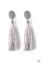 Load image into Gallery viewer, Va Va Plume Silver Fringe Earring Paparazzi Accessories