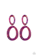 Load image into Gallery viewer, Hey Haute Rod Multi Acrylic Earring Paparazzi Accessories
