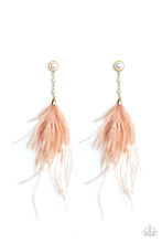 Load image into Gallery viewer, Vegas Vixen Gold Earring Paparazzi Accessories