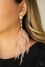 Load image into Gallery viewer, Vegas Vixen Gold Earring Paparazzi Accessories