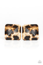 Load image into Gallery viewer, Making HISS-tory Brown Earring Paparazzi Accessories