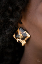 Load image into Gallery viewer, Making HISS-tory Brown Earring Paparazzi Accessories