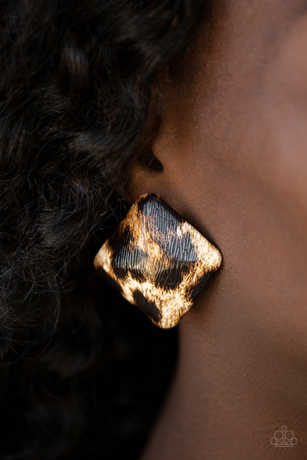 Making HISS-tory Brown Earring Paparazzi Accessories