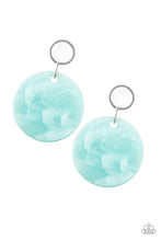 Load image into Gallery viewer, Beach Bliss Blue Acrylic Earring Paparazzi Accessories