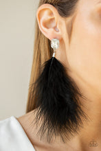 Load image into Gallery viewer, The SHOWGIRL Must Go On Black Earring Paparazzi Accessories