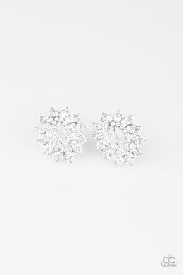Brighten The Moment White Earring Paparazzi Accessories
