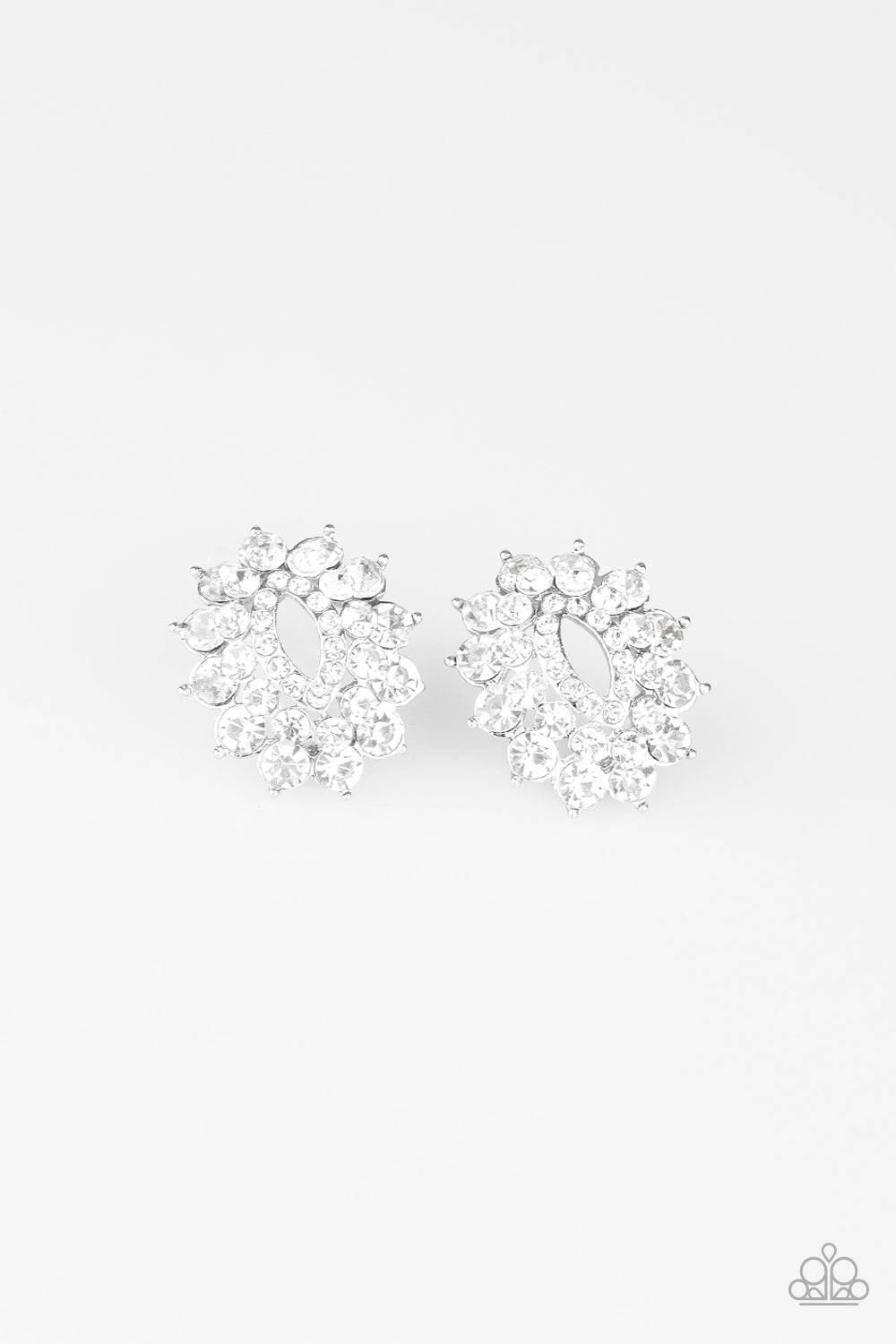 Brighten The Moment White Earring Paparazzi Accessories