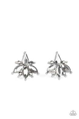 Stellar Sheen - Silver Earrings Paparazzi Accessories
