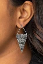 Load image into Gallery viewer, Have A Bite - Black Earring Paparazzi Accessories