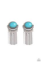 Load image into Gallery viewer, Monsoon Season Blue Earring Paparazzi Accessories